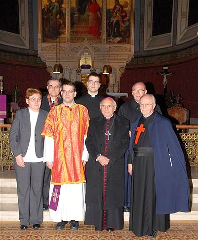 Maczák Béla, Mitbrüder und Weihbischof Krätzl Maczák Béla, Mitbrüder und Weihbischof Krätzl