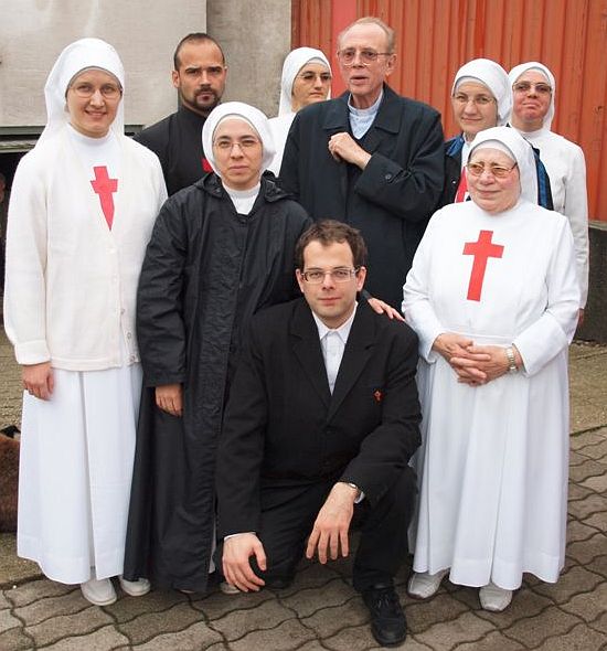 Pater Gots und Nachfolger Pater Alfréd György.