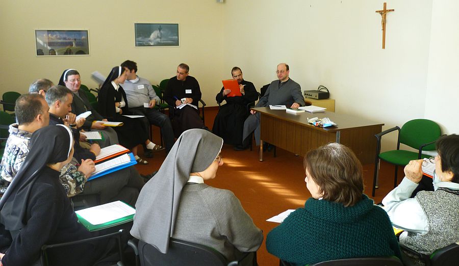 Pater Alfréd György vom Kurs für Novizenmeister in Rom