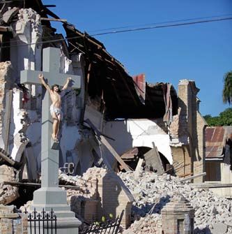 in Haiti nach Erdbeben