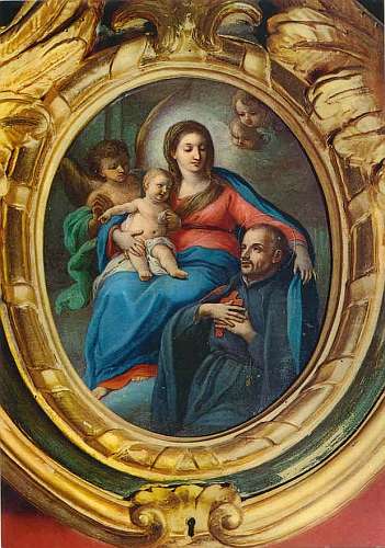 Die Madonna breitet ihren Mantel über Kamillus Die Madonna breitet ihren Mantel über Kamillus