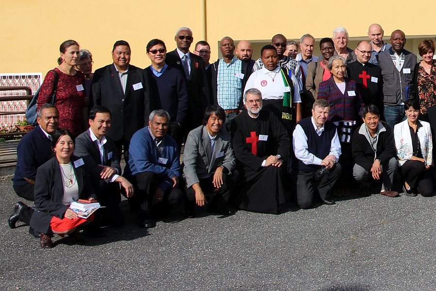 61 Teilnehmerinnen und Teilnehmer von Kamillianischen Laienfamilien aus 22 Ländern