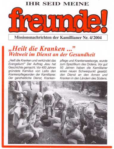 die Missionsnachrichten der Kamillianer in Österreich