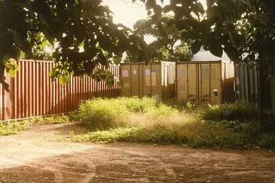 Container mit Hilfsgütern