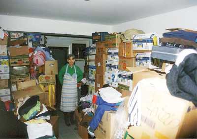 Hilfsgüter fr Sozialarbeit in Ostungarn